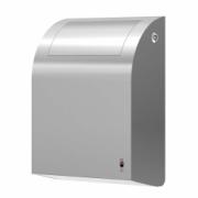 294-Stainless Design Poubelle, 12 L, avec courvercle auto fermant